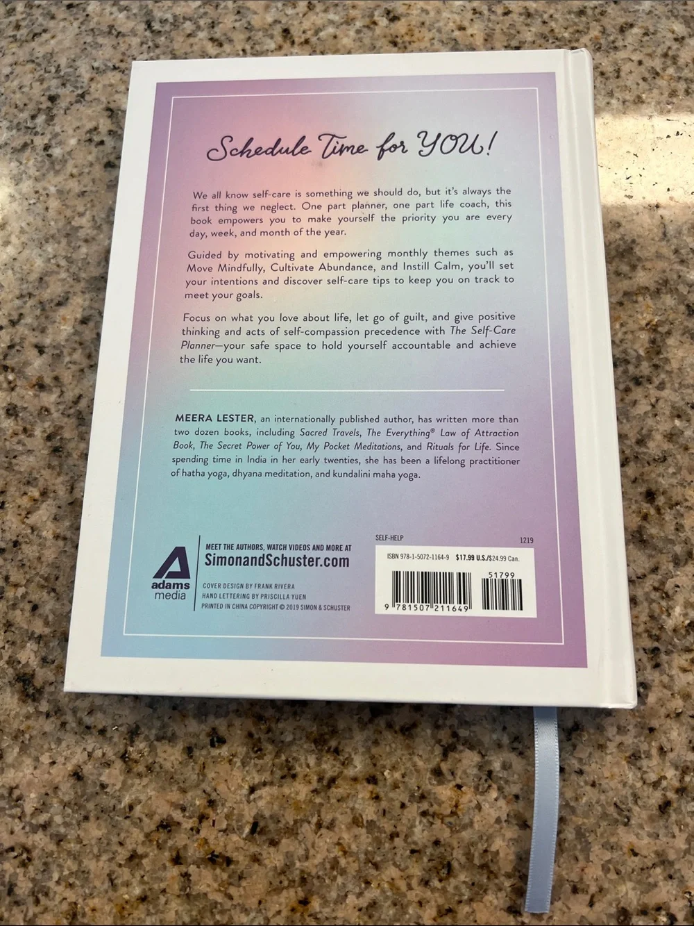 The Self-Care Planner Hardcover Journal by Meera Lester – Partially Used